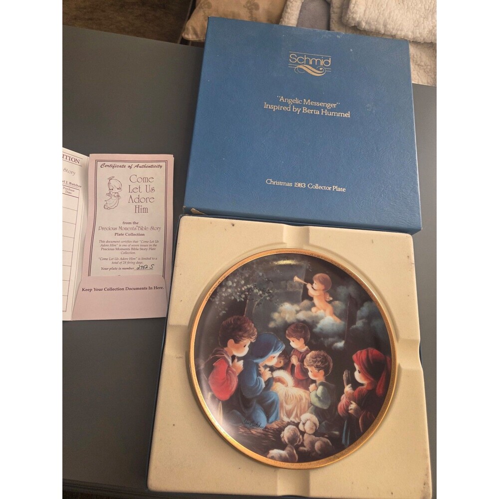 Vintage "Angelic Messenger" Collector Plate